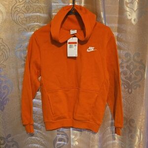 Nike Kids Orange Crewneck Pullover Sweatshirt